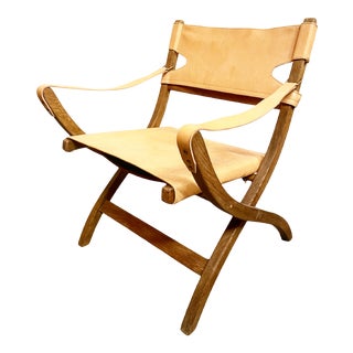 Danish Modern Poul Hundevad ‘Campaign’ Safari Chair For Sale