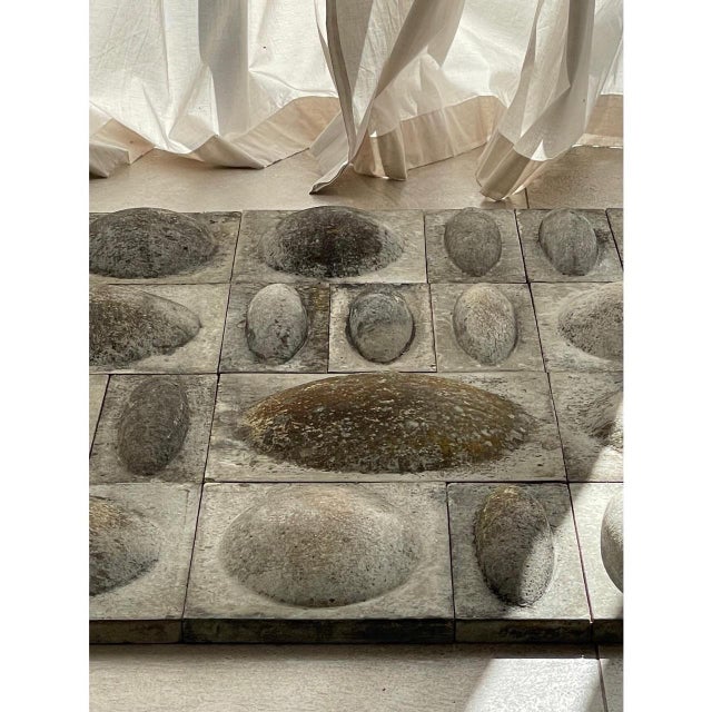 Gray Sculptural and Decorative Wall Panel in Cement, 1960s For Sale - Image 8 of 15
