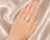 Material: Platinum - durable and premium quality Design: Heart-Shaped Top with Pave Diamond Setting Stones: Brilliant...