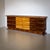 This impressive Italian Art Deco sideboard from the 1940s features six doors and a central section distinguished by a wavy...