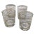 Gold Spiral Striped Culver Lowball Glasses - Set of 4 For Sale