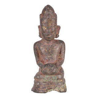 Myanmar Mon Artist, Figurative Sculpture, Kingdom of Hanthawaddy, Bronze For Sale