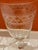 Early 20th Century Vintage 1920 Etched 8-Ounce Crystal Stemware- Set of 4 For Sale - Image 5 of 6