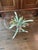Italian Tole Accent Table With Purple Lillies For Sale - Image 4 of 6