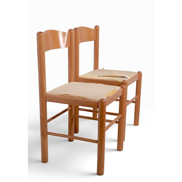 Set of Five Post Modern Dowel Frame Dining Chairs Made in Italy C. 1980's After Hank Lowenstein For Sale - Image 9 of 18