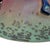 c.1997 Signed French Artist Michelle Luzoro Art Nouveau Glass Set Vase and Lamp Topper For Sale In Chicago - Image 6 of 10