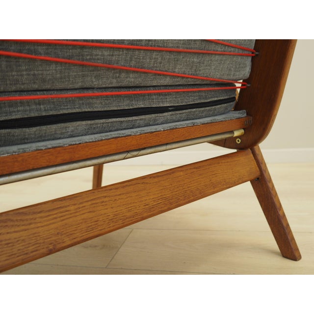 Danish Oak Armchair, 1970s For Sale - Image 11 of 17