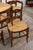 Brown Set of 6 | Antique French Rush Ladder Back Chairs For Sale - Image 8 of 12