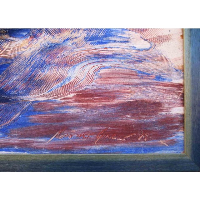 Massimo Greco, Sea Painting, 2010s, Mixed Media on Canvas For Sale - Image 4 of 5