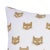 Art Deco Fabdivine Halloween Kitty Block Print Pillow Cover Handcrafted Cotton Throw for Home Styling Size 14x14- Kitty For Sale - Image 3 of 5