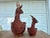 Vintage Wicker Deer/Reindeer Nesting Baskets- A Pair For Sale - Image 4 of 8