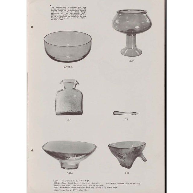 1950s Blenko Orchid Double Spout Water Bottle For Sale - Image 16 of 17