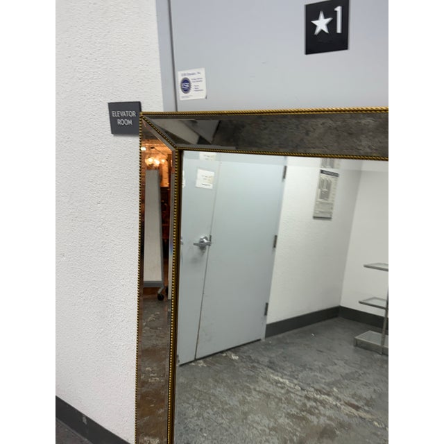 Bassett Mirror Company Venetian Style Beaded Floor Mirror For Sale In San Francisco - Image 6 of 12