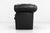 Black Vintage Chesterfield Black Leather Sofa, 1980s For Sale - Image 8 of 11