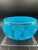 Mid 19th Century Mid 19th Century Beautiful Antique Blue Vitrified Opaline Bowl With Gilt Net Design For Sale - Image 5 of 12