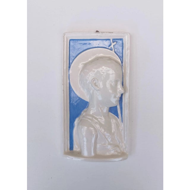 Boho Chic Vintage Wall Ceramics by F. Gabrielli, Italy, 1950s For Sale - Image 3 of 9