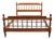 Ethan Allen Heirloom Nutmeg Maple Colonial Early American Full Size Spindle Bed 10-5653 For Sale
