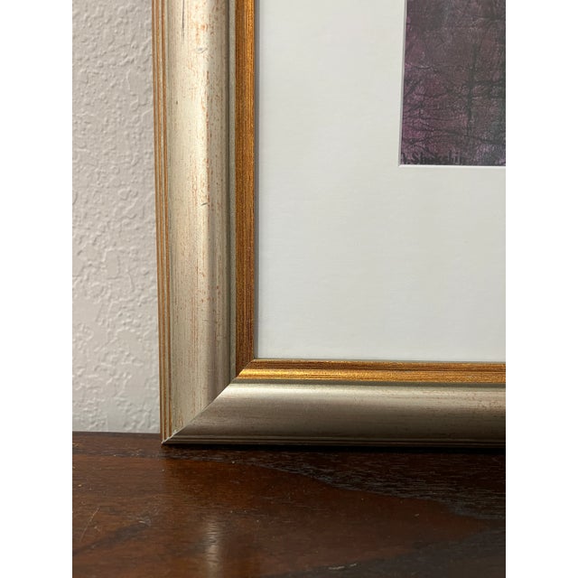 1980s Nude Woman Silhouette Original Painting, Matted and Framed - Set of 2 For Sale - Image 9 of 12