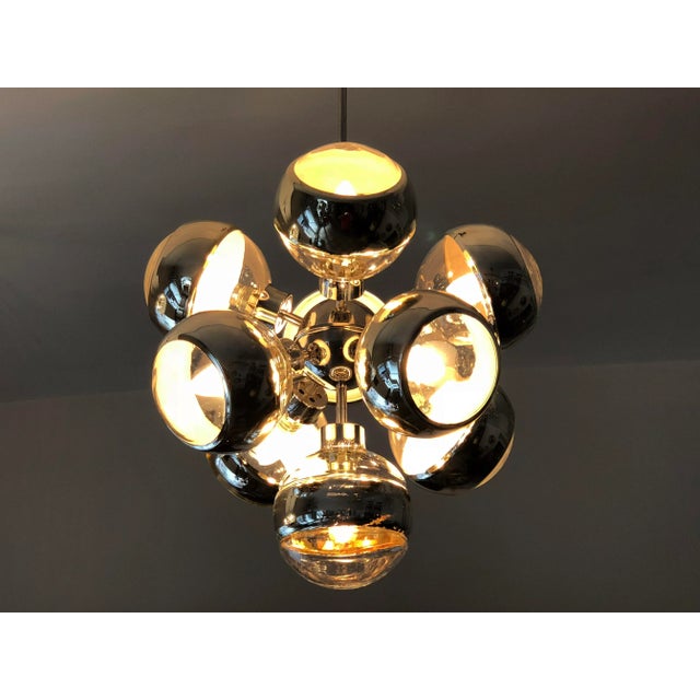 Silver Chandelier from Peill & Putzler, 1968 For Sale - Image 8 of 15