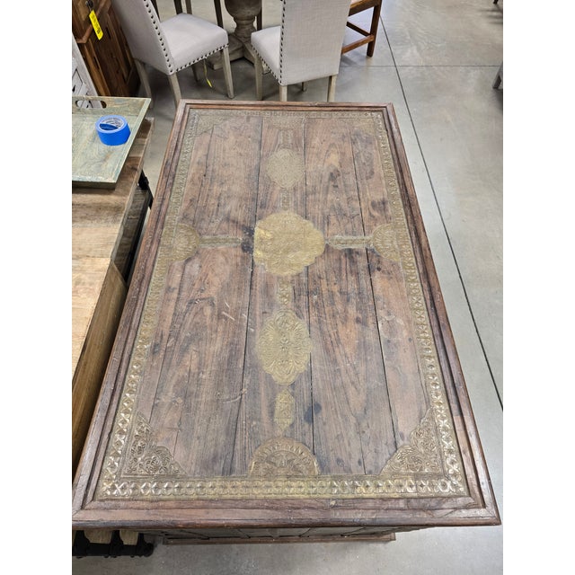 1970s Anglo-Indian Reclaimed Wood Desk For Sale - Image 15 of 15