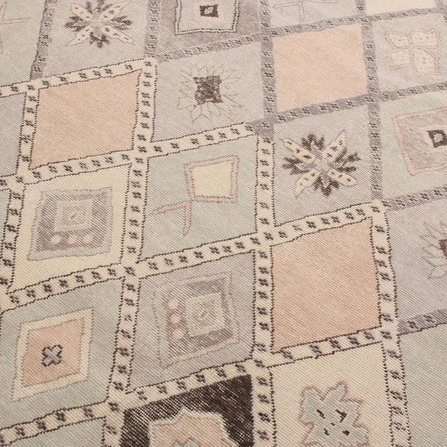 Not Yet Made - Made To Order Rug & Kilim’s Oversized Desert Rug in Pink and Blue, 14x20 For Sale - Image 5 of 8