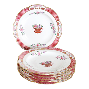 Antique Original Copelands Spode T Goode Co London Lord Calvert Porcelain Plates Set of 6