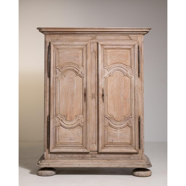 Louis XIV Oak Armoire, Baroque Style, France, Circa 1820 For Sale - Image 14 of 14