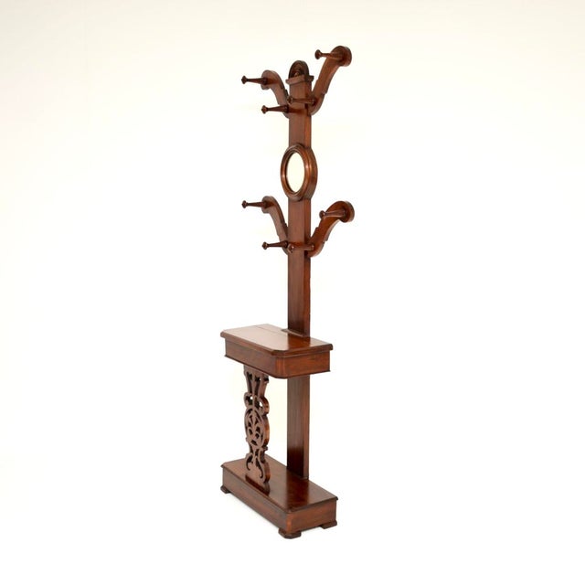 Antique Victorian Tree Hall Stand, 1870s For Sale - Image 4 of 13