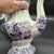 A Very Rare and Unusual Purple and Gray Transferware Decorated Coffeepot, Circa 1830's For Sale - Image 11 of 18