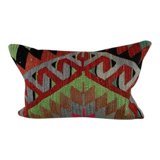 16 x 24 Kilim Pillow Turkish Cushion Anatolian Rest Pillow Cushion Cover For Sale