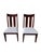 Mission 1990s Ethan Allen Horizons Dining Side Chair Pair Wood Slat Back Accent Living Room For Sale - Image 3 of 15