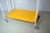 Vintage Space Age Serving Trolley Table in Yellow, 1970s For Sale - Image 4 of 7