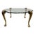 Mid 20th Century Brass and Glass Coffee Table in the Manner of Pe Guerin For Sale