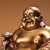 Late 19th Century Polychrome Bronze Maitreya Buddha Statue, 3.8kg For Sale - Image 4 of 9