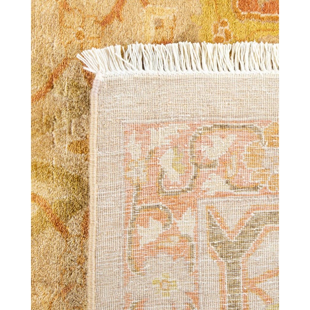2000 - 2009 Mogul, One-of-a-Kind Hand-Knotted Area Rug - Yellow, 8' 1" x 10' 3" For Sale - Image 5 of 8