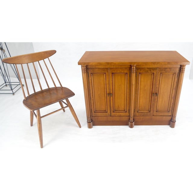 Two Drawers Two Draws Empire Revival Server Credenza Sideboard Cabinet MINT For Sale - Image 13 of 18