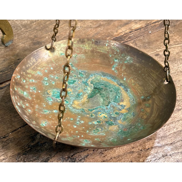 Antique Vandome Titford and Pawson London Brass Apothecary Balance Scale For Sale - Image 11 of 12