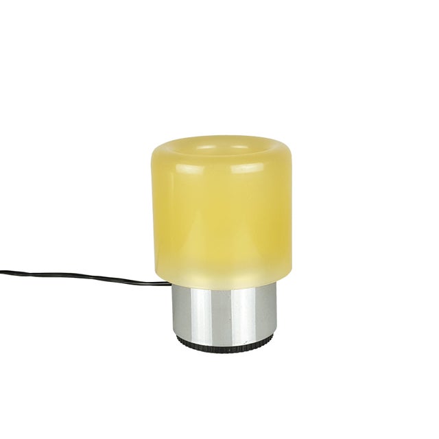 Black Vintage Plastic Tic Tac Table Lamp by Giotto Stoppino for Kartell, 1971 For Sale - Image 8 of 8