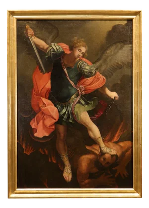 Workshop of Guido Reni, Saint Michael the Archangel, 1650, Oil on Canvas