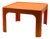 French Model 1872 Low Table in Orange Plastic by Gilac, 1970s For Sale