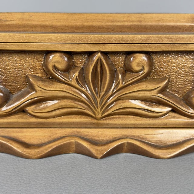 Vintage Hand-Carved Wooden Jewelry Box by Ignoto, 1960s For Sale - Image 12 of 16