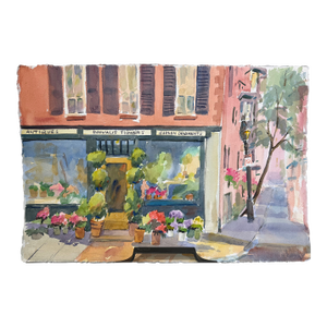 "Rouvalis Flowers" Watercolor by Patricia McCarthy