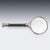 Late 19th Century Antique Silver and Spinach Jade Magnifying Glass, 1880s For Sale - Image 5 of 18