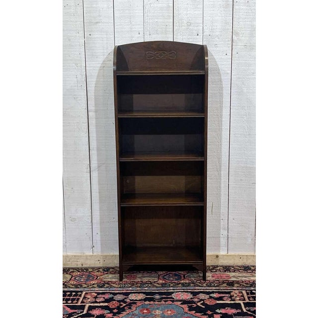 Vintage English Oak Shelf, 1930s For Sale - Image 4 of 9