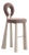 Mary Bar Chair with Upholstered Legs by Ottiu For Sale