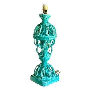 Vintage Manises Lamp in Ceramic, 1960 For Sale