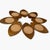 1960s Mid Century Modern Ellipse Form Wood & Cork Coasters — Set of 8 For Sale - Image 4 of 6