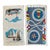 Large Midcentury Nautical Sailing Linen Tea Towels With Blue and White Motif - a Pair For Sale