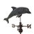 Antique Italian Copper Weathervane with Three-Dimensional Dolphin, 1900s For Sale - Image 9 of 9