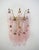 Pink Vintage Italian Poliedri Pink Glass Wall Sconces, 1990, Set of 2 For Sale - Image 8 of 13